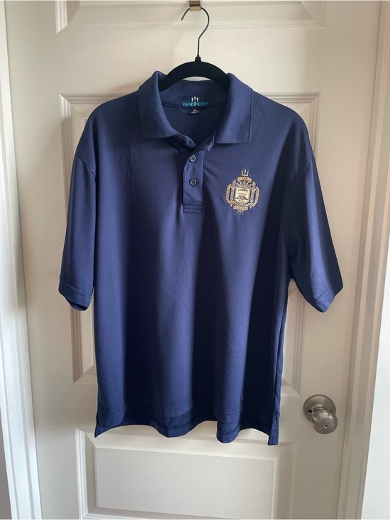 Vansport Other - Men's Navy Polo Shirt with Crest Embroidery